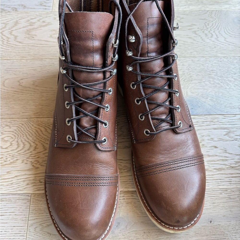Red Wing Shoes Dark Brown Leather Boots